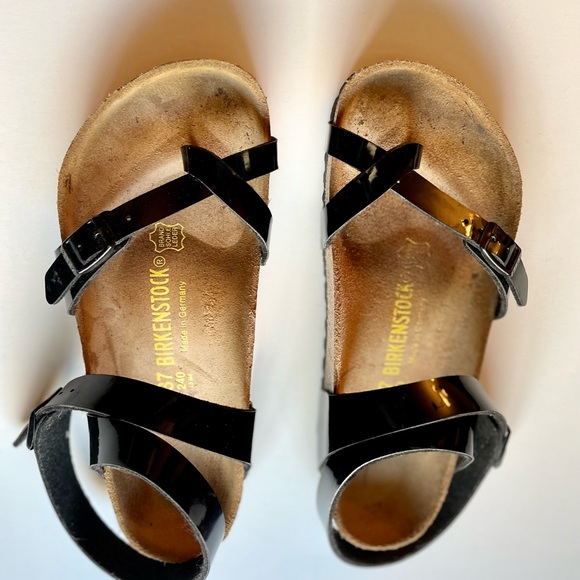 Birkenstock sandals black patent size 37 - Picture 4 of 6